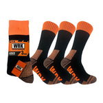 Load image into Gallery viewer, WRK 3Pk Heavy Duty Cotton Blend Hi-Vis Work Sock