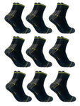 Load image into Gallery viewer, WRK 9Pk Heavy Duty Cotton Blend Ankle Work Sock