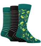 Load image into Gallery viewer, LAZY PANDA Men's 3PK Bamboo Novelty Socks