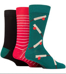 Load image into Gallery viewer, LAZY PANDA Men's 3PK Bamboo Novelty Socks