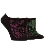 Load image into Gallery viewer, GLENMUIR Ladies 3PK Bamboo Half Cushioned Sports Socks