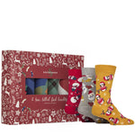 Load image into Gallery viewer, SOCKSHOP 6Pk Christmas Cracker Bamboo Socks Gift Box - Mens & Womens