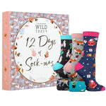 Load image into Gallery viewer, WILDFEET 12 Days of Sock-mas Advent Calendar of Socks - Women's