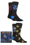 Load image into Gallery viewer, SOCKSHOP 4 Pair Pack Mens Megadeth 'Rust in Peace' Cotton Socks Gift Box - Mens