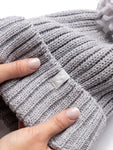 Load image into Gallery viewer, HEAT HOLDERS Arden Ribbed Hat Turnover Thermal Beanie & Pom Pom -Womens