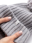 Load image into Gallery viewer, HEAT HOLDERS Arden Ribbed Hat Turnover Thermal Beanie & Pom Pom -Womens