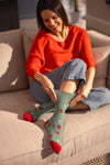 Load image into Gallery viewer, GENTLE GRIP 3Pk Crew Socks-Fun feet - Womens 4-8