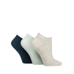 Load image into Gallery viewer, IOMI FOOTNURSE GENTLE GRIP 3PK Diabetic Trainer Socks - Womens