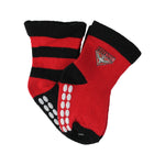 Load image into Gallery viewer, AFL Essendon Bombers 4PK Infant Socks