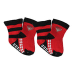 Load image into Gallery viewer, AFL Essendon Bombers 4PK Infant Socks