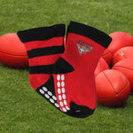 Load image into Gallery viewer, AFL Essendon Bombers 4PK Infant Socks
