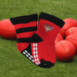 Load image into Gallery viewer, AFL Essendon Bombers 4PK Infant Socks