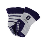 Load image into Gallery viewer, AFL Fremantle Dockers 4Pk Infant Socks