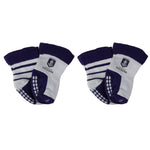 Load image into Gallery viewer, AFL Fremantle Dockers 4Pk Infant Socks