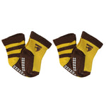 Load image into Gallery viewer, AFL Hawthorn Hawks 4Pk Infant Socks