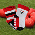Load image into Gallery viewer, AFL St Kilda Saints 4Pk Infant Socks