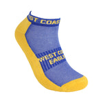 Load image into Gallery viewer, AFL West Coast Eagles 4Pk High Performance Ankle Sports Socks
