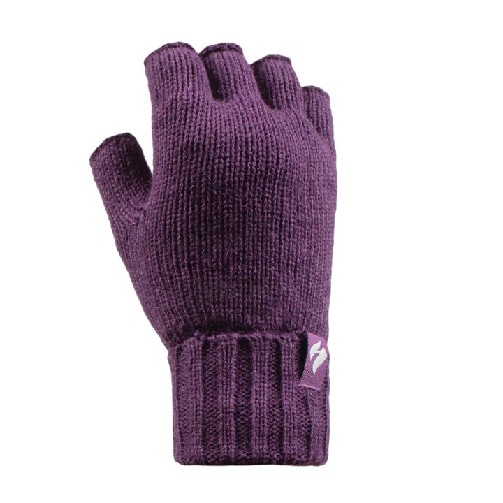 HEAT HOLDERS Fingerless Thermal Gloves-Womens