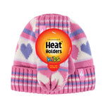 Load image into Gallery viewer, HEAT HOLDERS Jacquard Thermal Hat with Pom Pom & Mittens- Girls 3-6 years