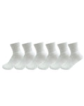 Load image into Gallery viewer, WRK Kids 6PK Back to School Bamboo 1/4 Crew Socks