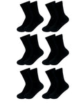 Load image into Gallery viewer, WRK Kids 6PK Back to School Bamboo Crew Socks
