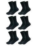 Load image into Gallery viewer, WRK Kids 6PK Back to School Bamboo Crew Socks
