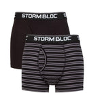 Load image into Gallery viewer, STORM BLOC 2PK Bamboo Blend Fitted Trunks - Men's