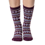 Load image into Gallery viewer, HEAT HOLDERS Lite Nordic Twist Thermal Socks - Women's