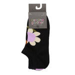 Load image into Gallery viewer, CAROLINE GARDNER 3PK Trainer Socks with Flower - Womens