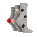 Load image into Gallery viewer, CAROLINE GARDNER 3PK PATTERNED COTTON SOCKS - Women's