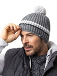 Load image into Gallery viewer, HEAT HOLDERS Derwent Chunky Rib Pom Pom Thermal Beanie - Mens
