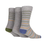 Load image into Gallery viewer, GLENMUIR 3PK Striped Bamboo Crew Socks - Men's 7-11