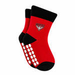 Load image into Gallery viewer, AFL Essendon Bombers 4PK Infant Socks