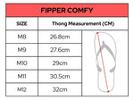 Load image into Gallery viewer, Fipper Comfy Natural Rubber Thongs - Mens