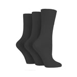 Load image into Gallery viewer, GENTLE GRIP 3Pk Plain Crew Socks - Womens