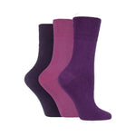 Load image into Gallery viewer, IOMI FOOTNURSE 3Pk Gentle Grip Diabetic Socks-Womens 4-8