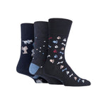 Load image into Gallery viewer, GENTLE GRIP 3PK Business Socks-Fun Feet-Mens 6-11