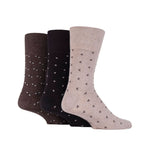 Load image into Gallery viewer, GENTLE GRIP 3Pk Business Socks - Micro Print - Mens 6-11