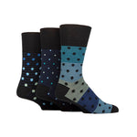 Load image into Gallery viewer, GENTLE GRIP 3Pk Printed Stripe Business Socks - Men's