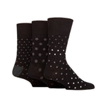 Load image into Gallery viewer, GENTLE GRIP 3Pk Bamboo Crew Socks-Prints-Mens 6-11