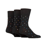 Load image into Gallery viewer, GENTLE GRIP 3Pk Business Socks-Print-Mens 6-11