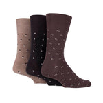 Load image into Gallery viewer, GENTLE GRIP 3Pk Business Print Socks - Men's Bigfoot