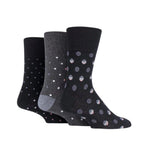 Load image into Gallery viewer, GENTLE GRIP 3Pk Business Socks-Print-Mens 6-11