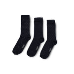 Load image into Gallery viewer, TORE 3PK 100% Recycled Classic Pin Dot Socks- Mens 7-11