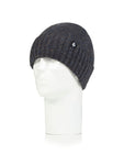 Load image into Gallery viewer, HEAT HOLDERS Andes Ribbed Turnover Thermal Beanie with Coloured Fleck - Mens