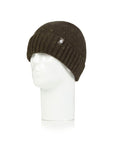 Load image into Gallery viewer, HEAT HOLDERS Andes Ribbed Turnover Thermal Beanie with Coloured Fleck - Mens