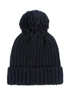 Load image into Gallery viewer, HEAT HOLDERS Kids Rockies Ribbed Thermal Beanie with Pom Pom- Unisex 7-10 Years
