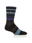 Load image into Gallery viewer, HEAT HOLDERS Lite Twist Striped Thermal Sock - Men's