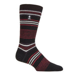 Load image into Gallery viewer, HEAT HOLDERS Ultra Lite Thermal Socks - Men's Stripes