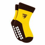 Load image into Gallery viewer, AFL Hawthorn Hawks 4Pk Infant Socks